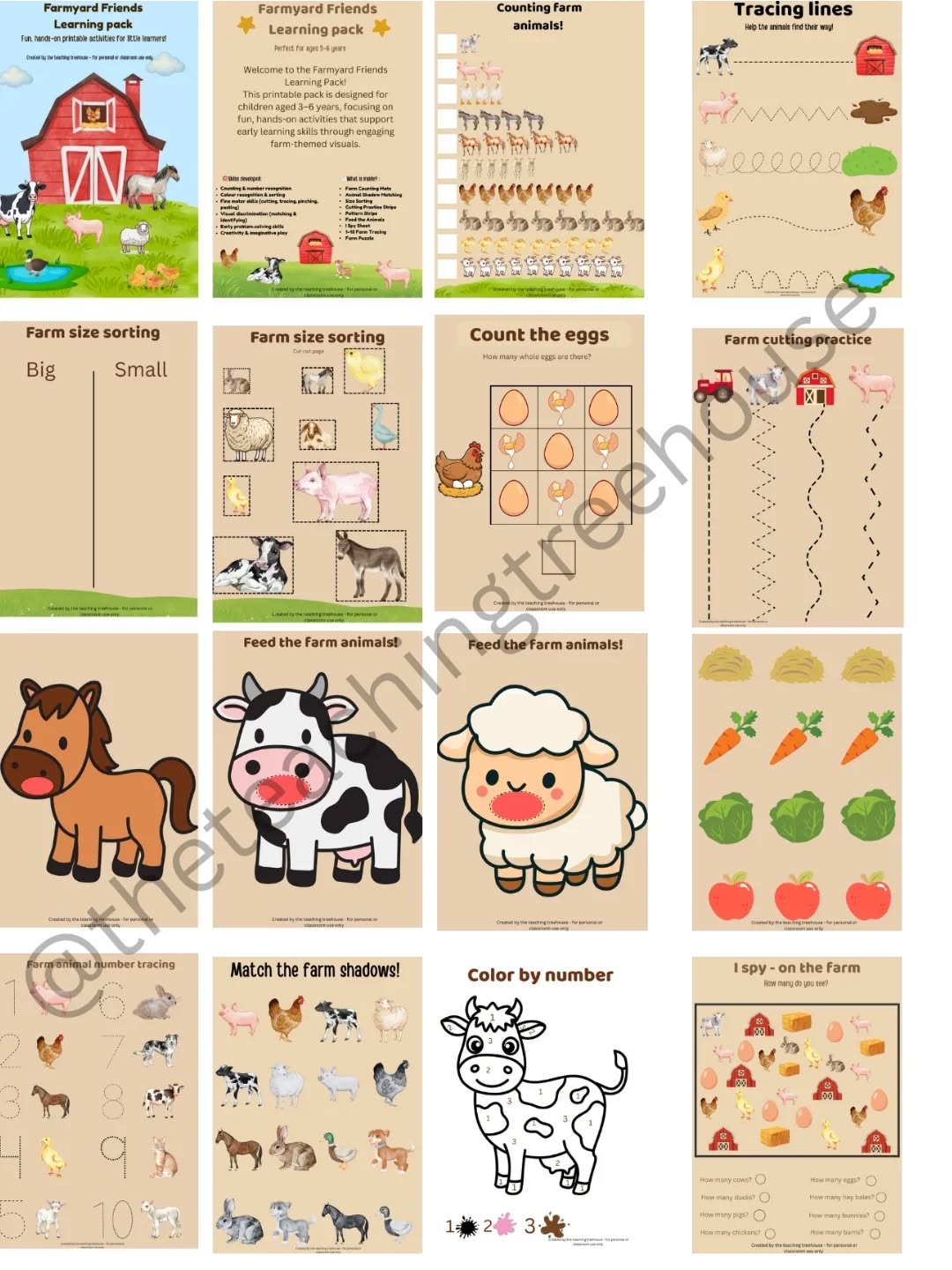 Farmyard Friends Learning Pack - Image 2